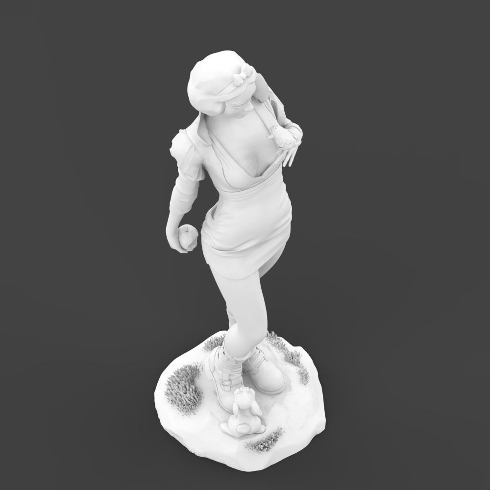 Snow White 3D print model_28