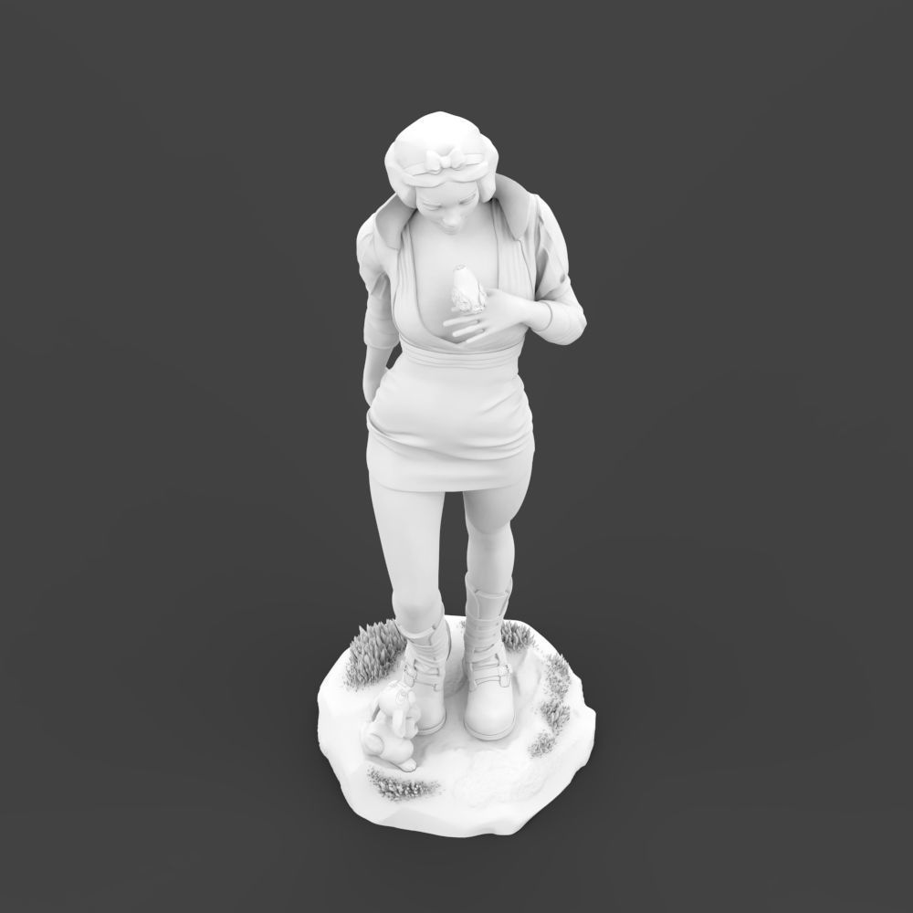 Snow White 3D print model_27