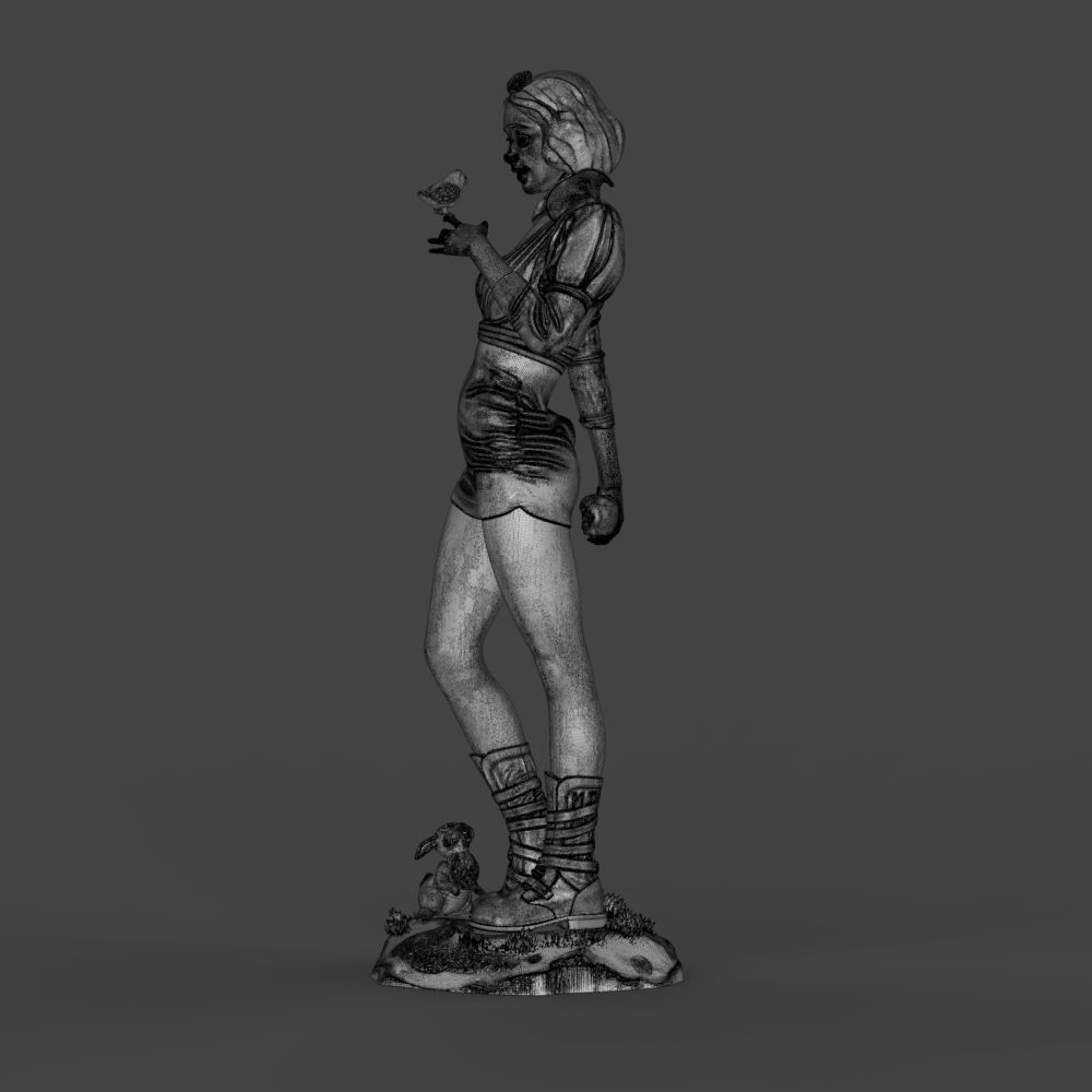 Snow White 3D print model_45