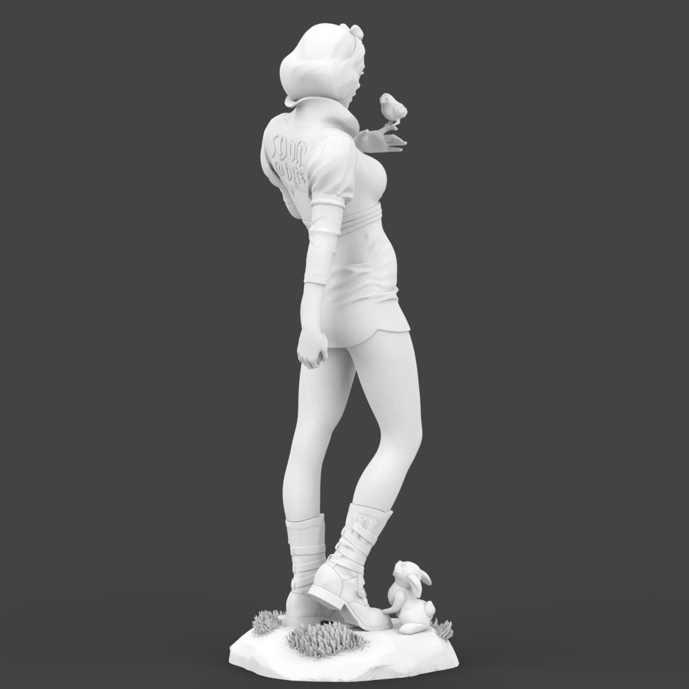 Snow White 3D print model_19
