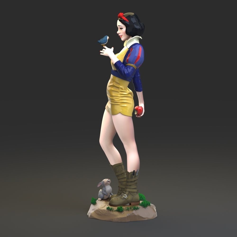Snow White 3D print model_3