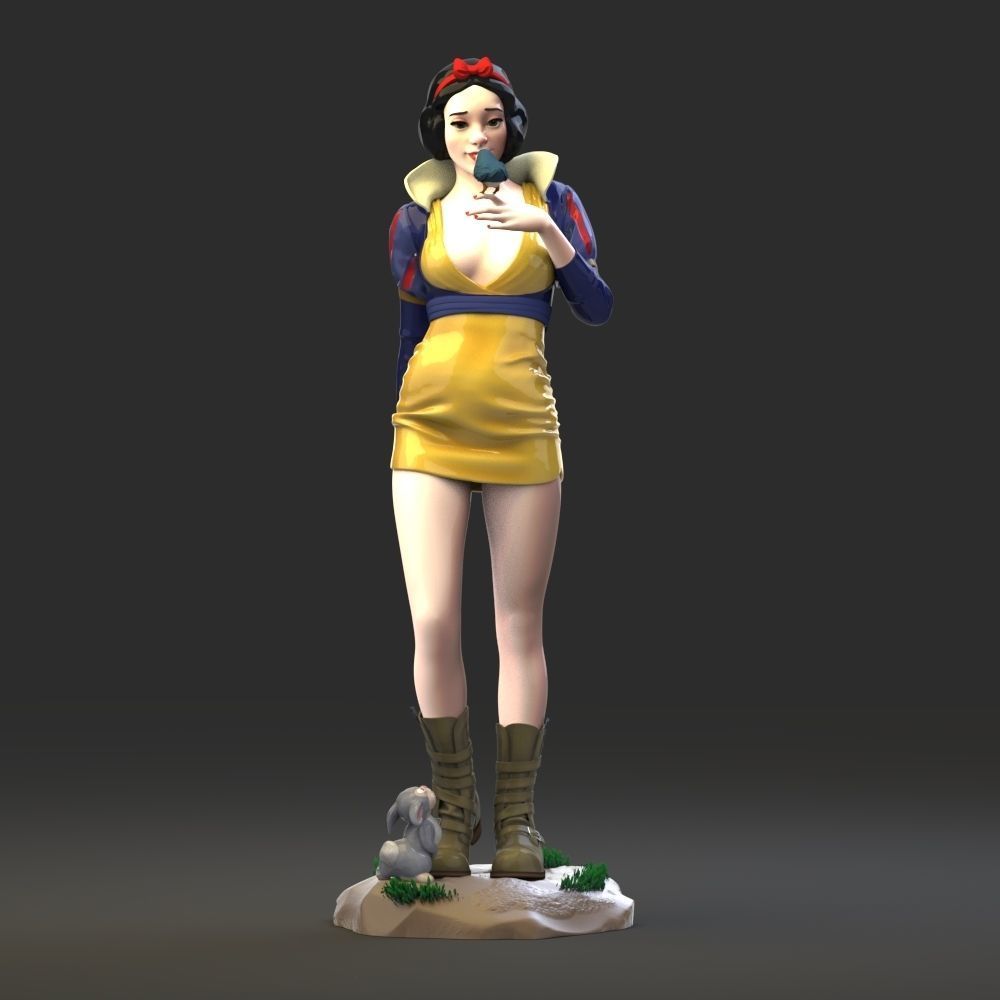 Snow White 3D print model_1
