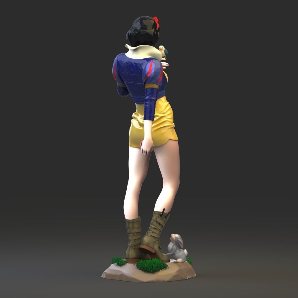 Snow White 3D print model_5