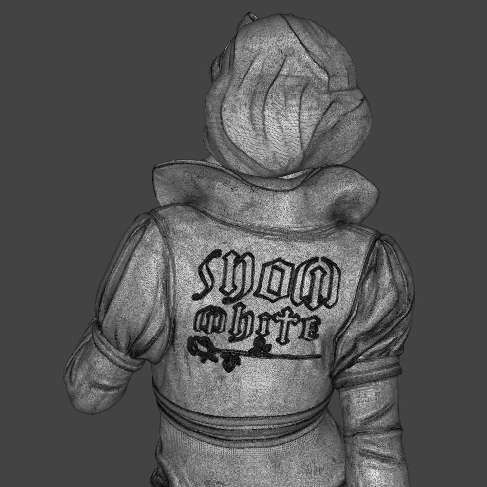 Snow White 3D print model_38