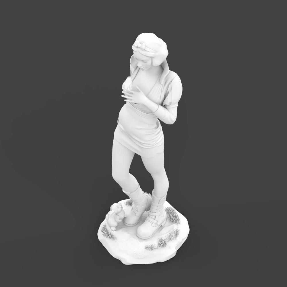 Snow White 3D print model_26