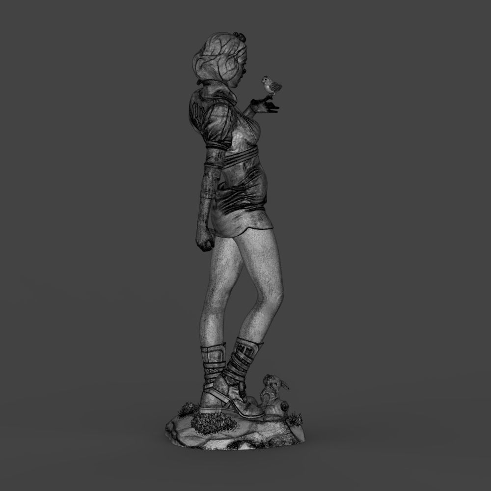 Snow White 3D print model_44
