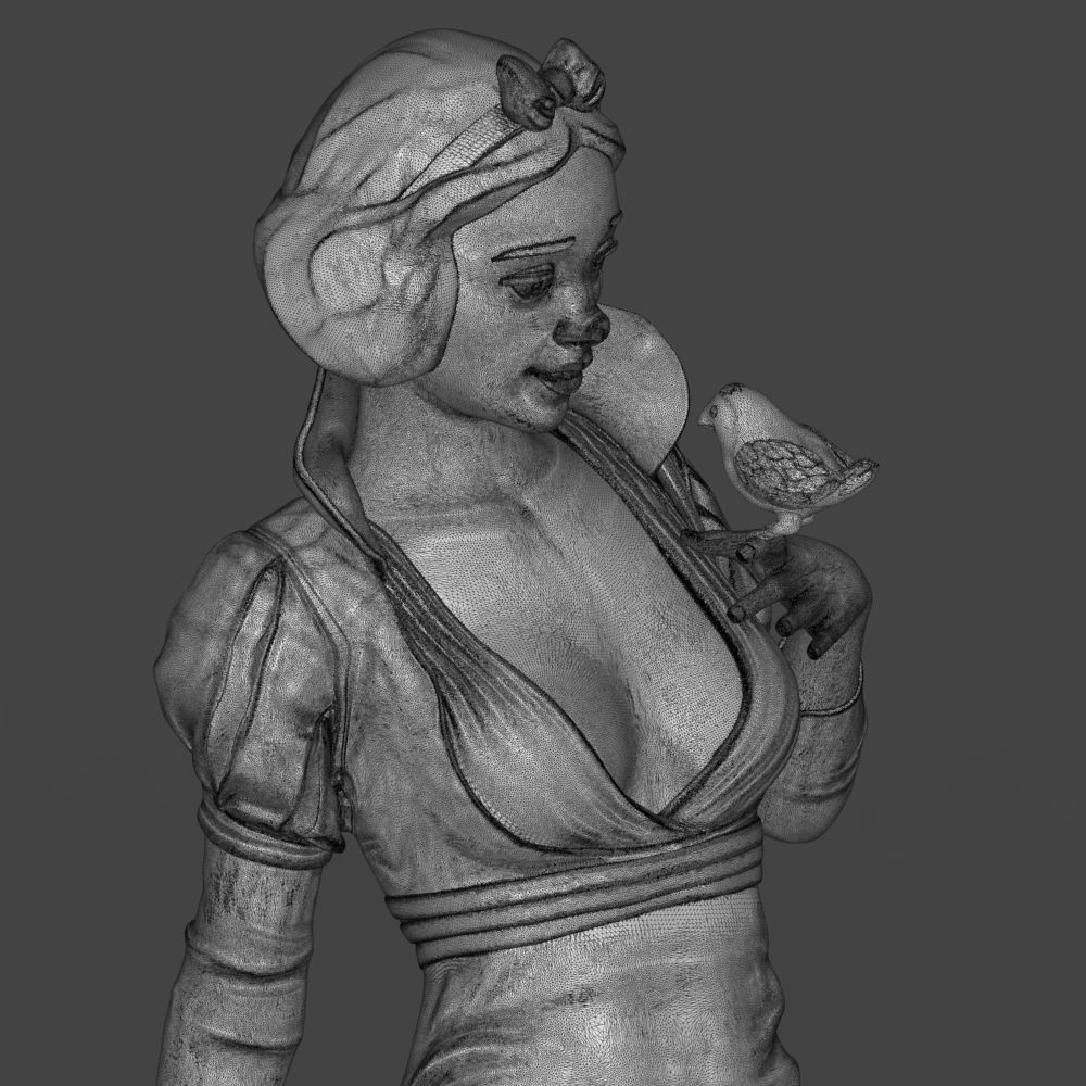 Snow White 3D print model_35