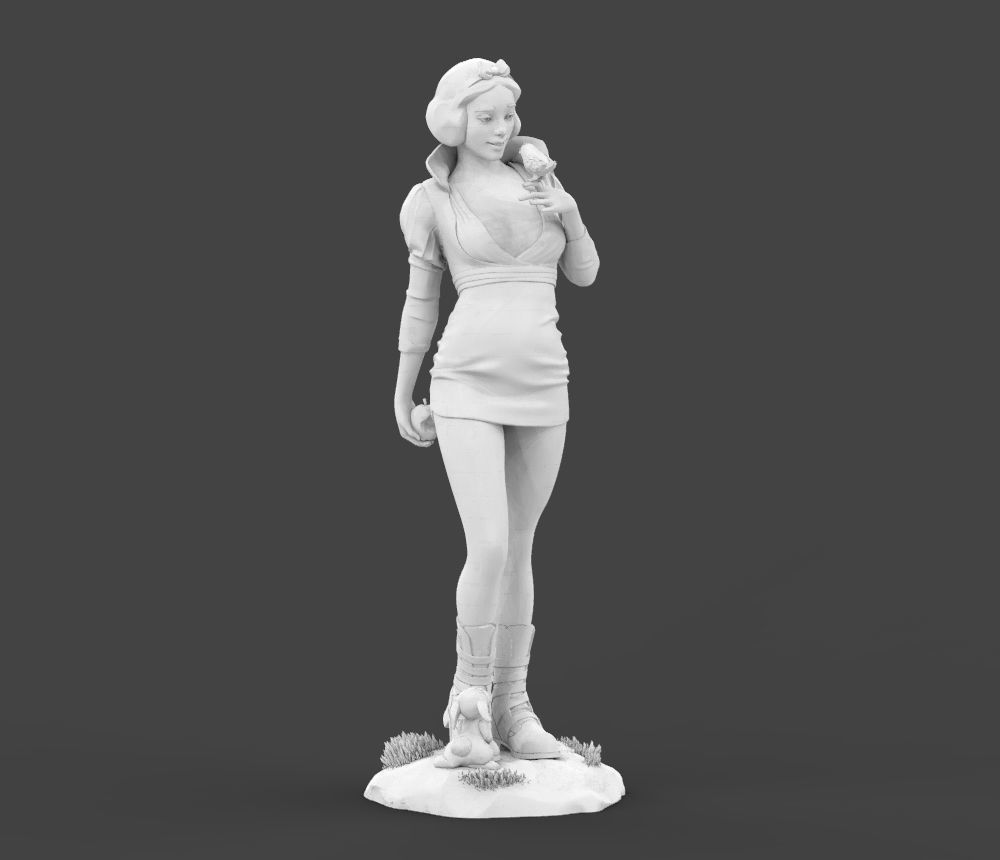 Snow White 3D print model_15
