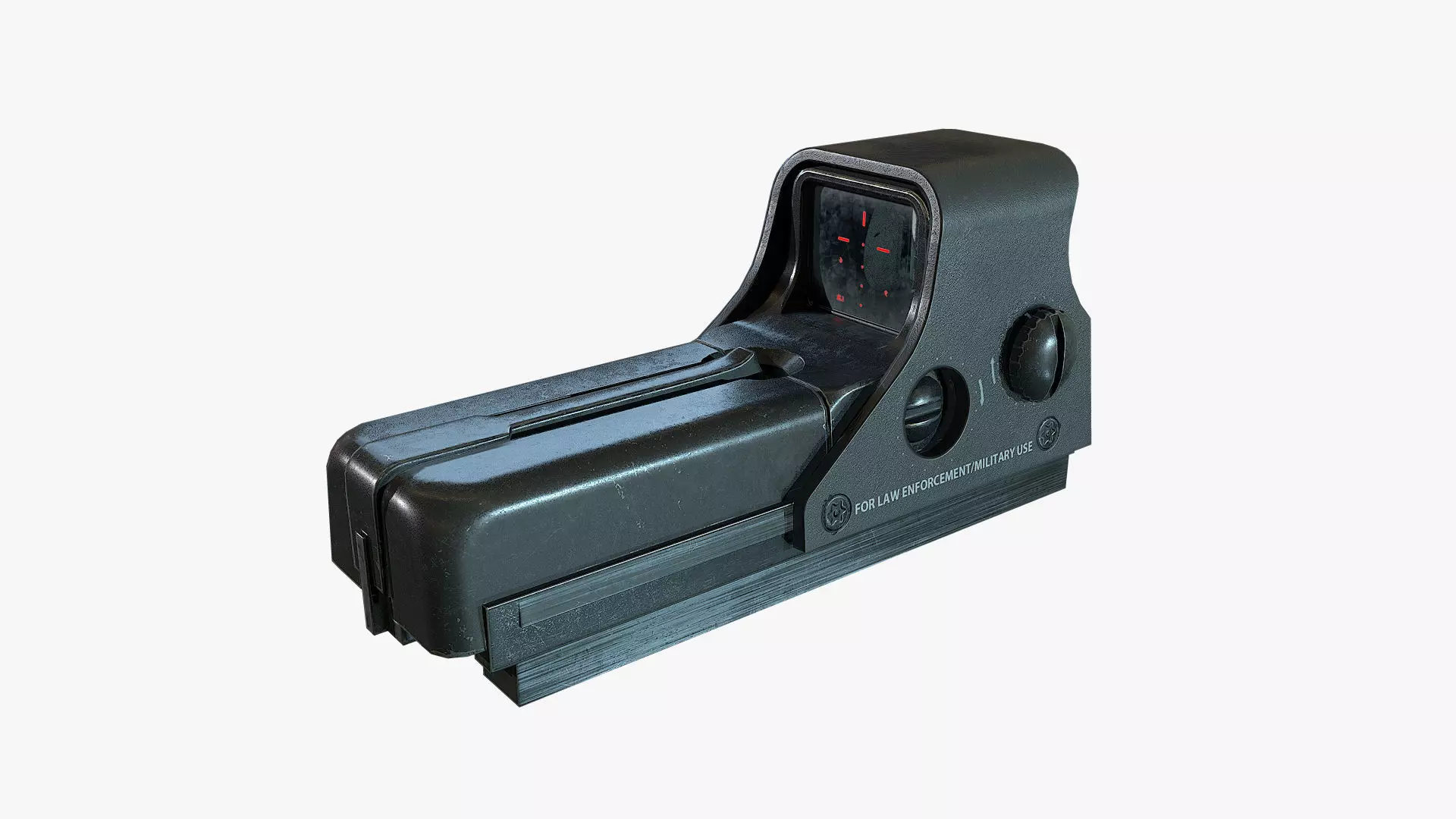 Holographic Weapon Sight EOTECH Low-poly 3D model_0