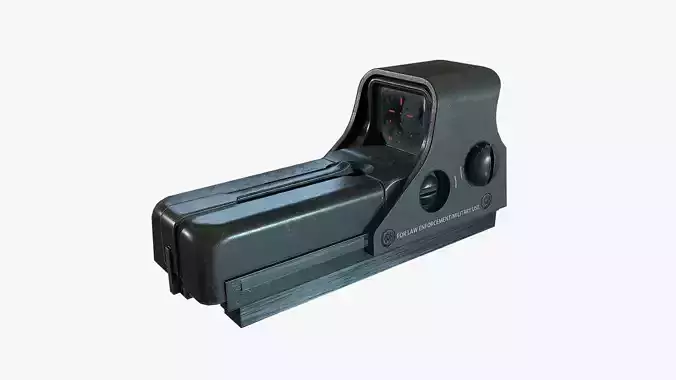 Holographic Weapon Sight EOTECH Low-poly 3D model