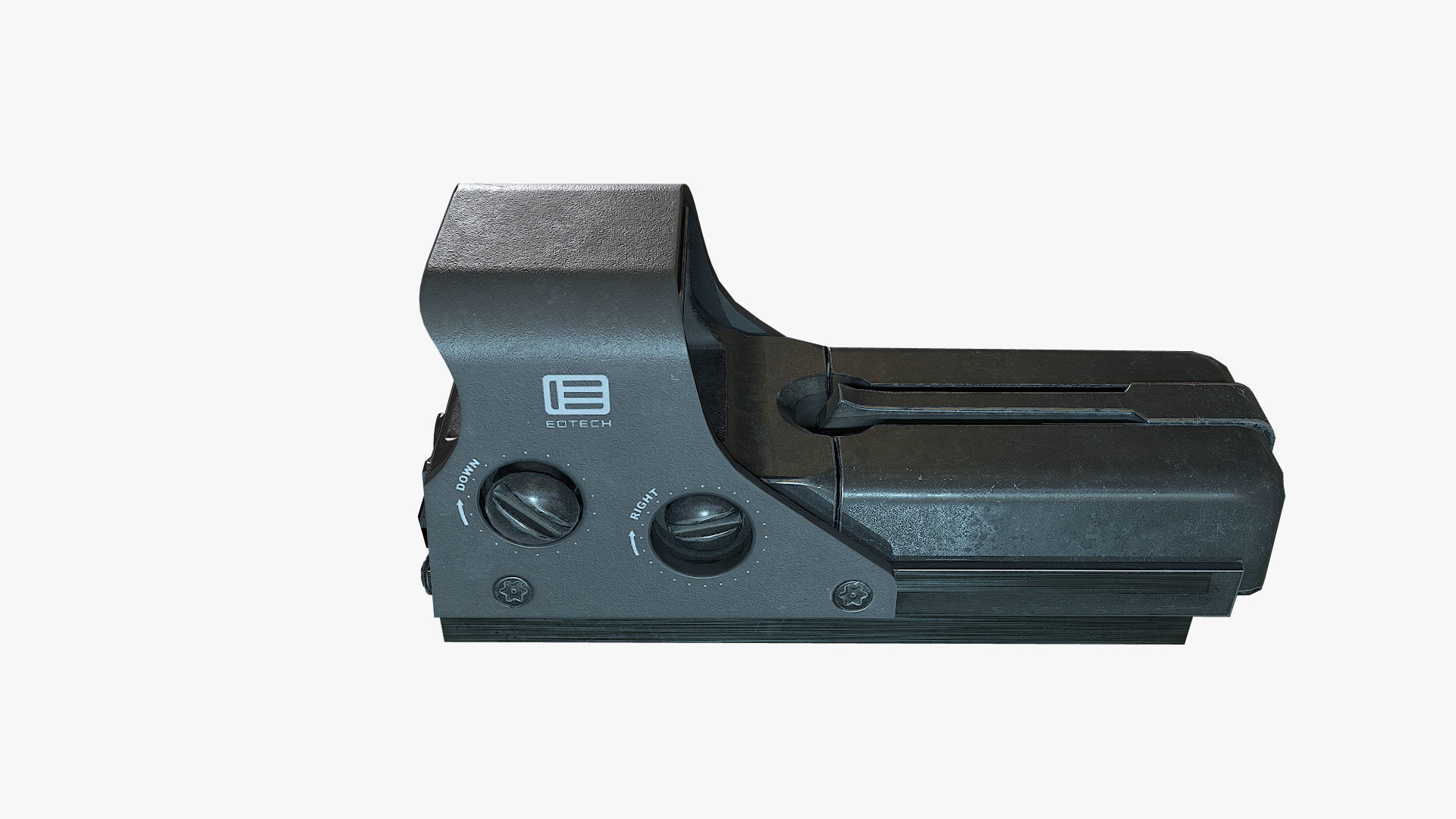 Holographic Weapon Sight EOTECH Low-poly 3D model_3