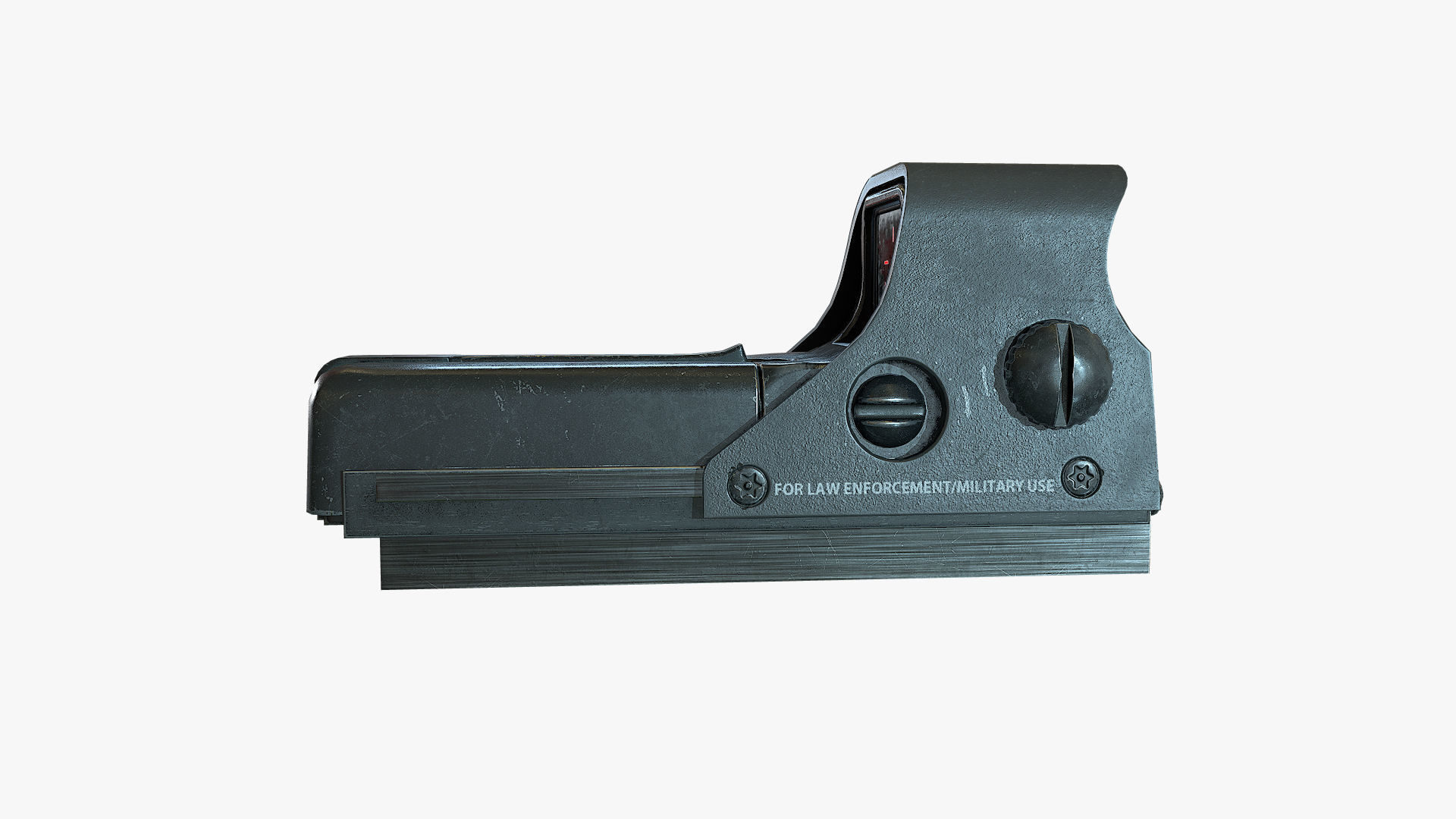 Holographic Weapon Sight EOTECH Low-poly 3D model_1