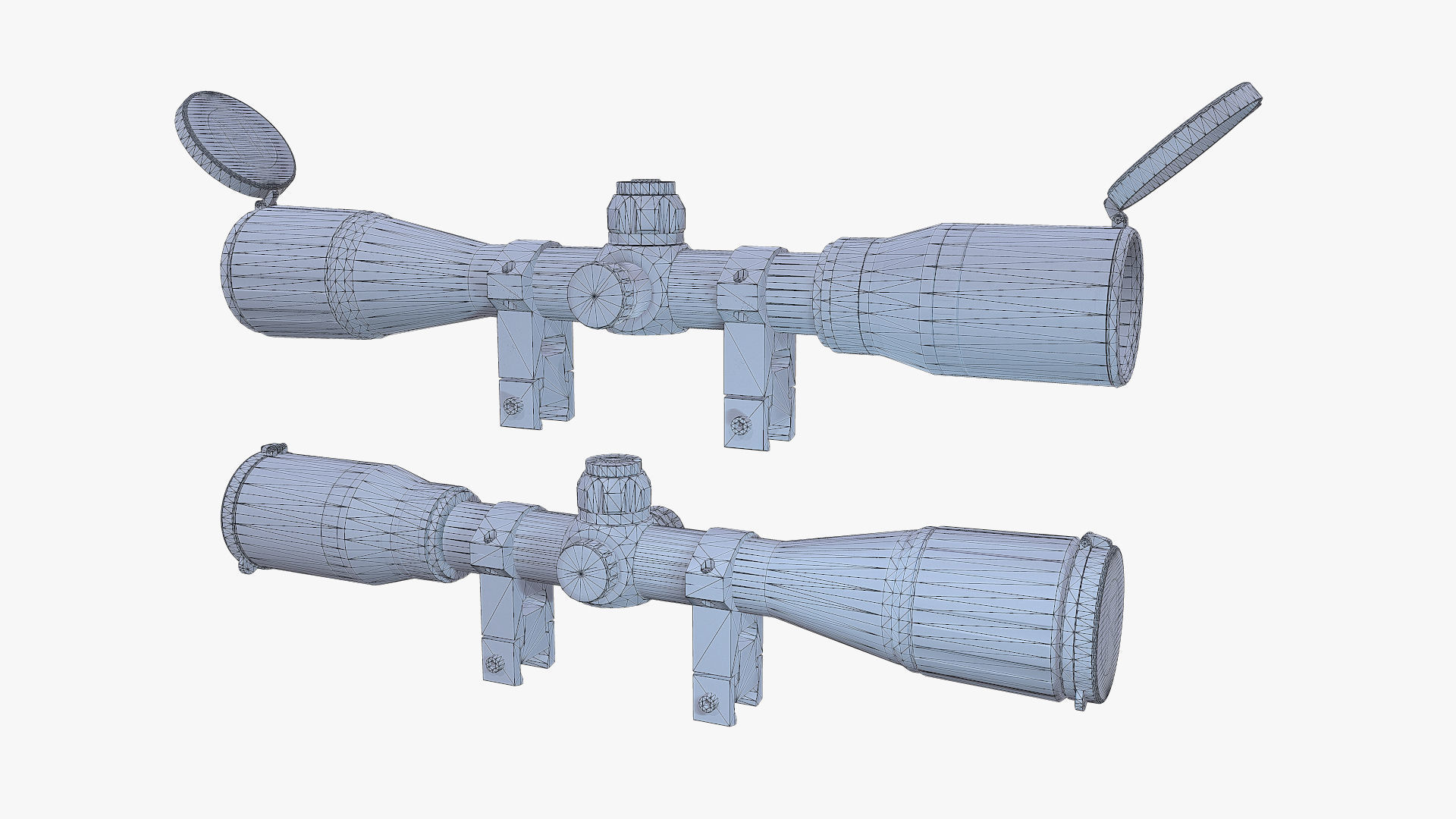  Nightforce Scopes Low-poly 3D model_13