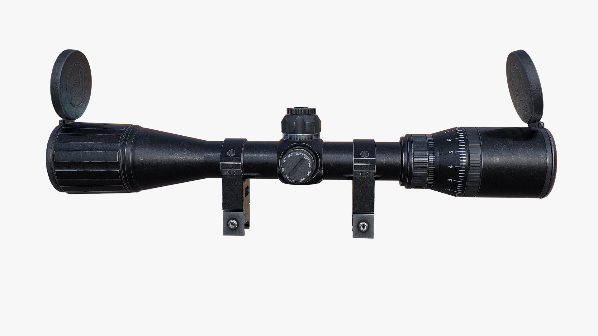  Nightforce Scopes Low-poly 3D model_1