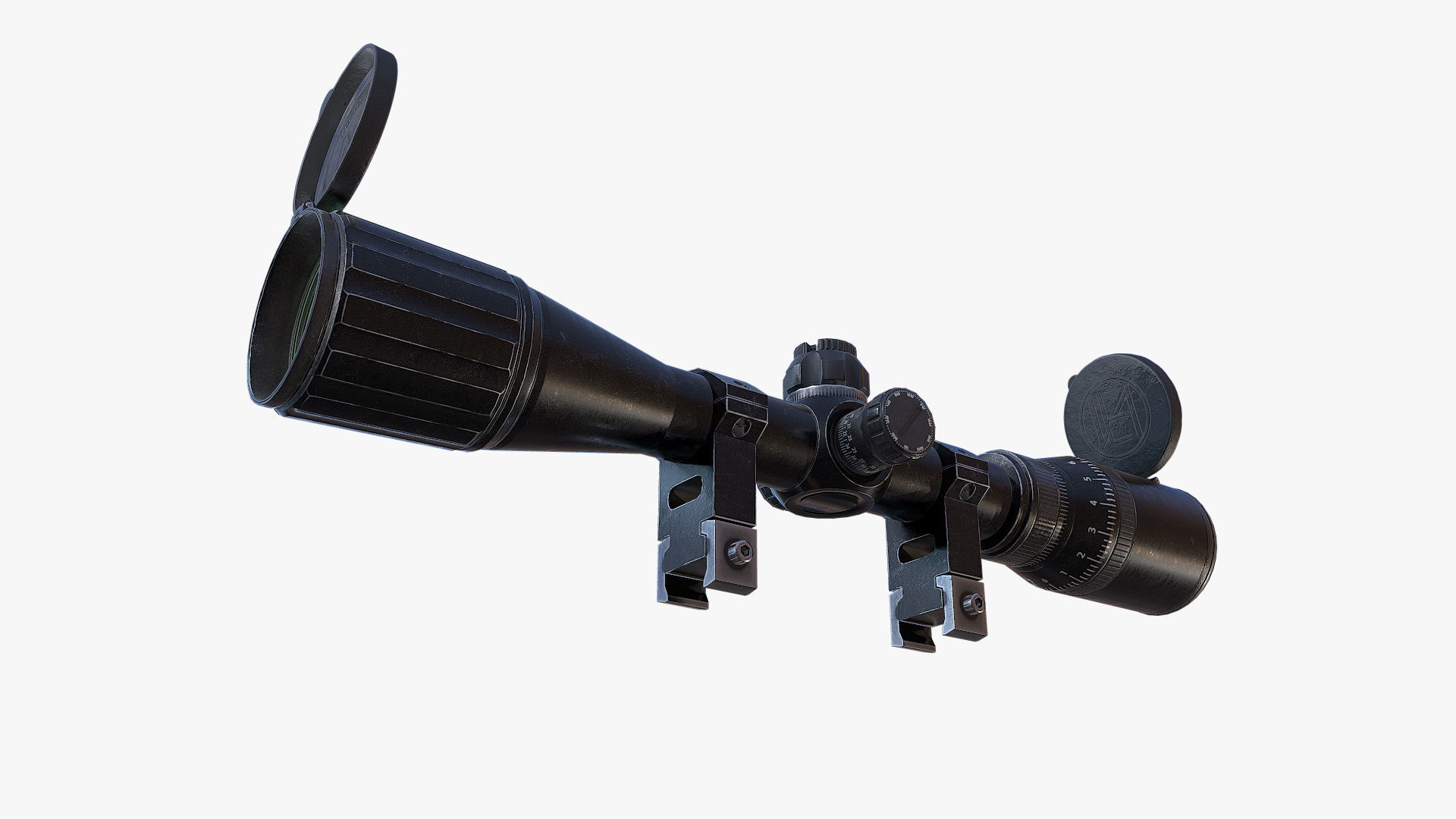  Nightforce Scopes Low-poly 3D model_2
