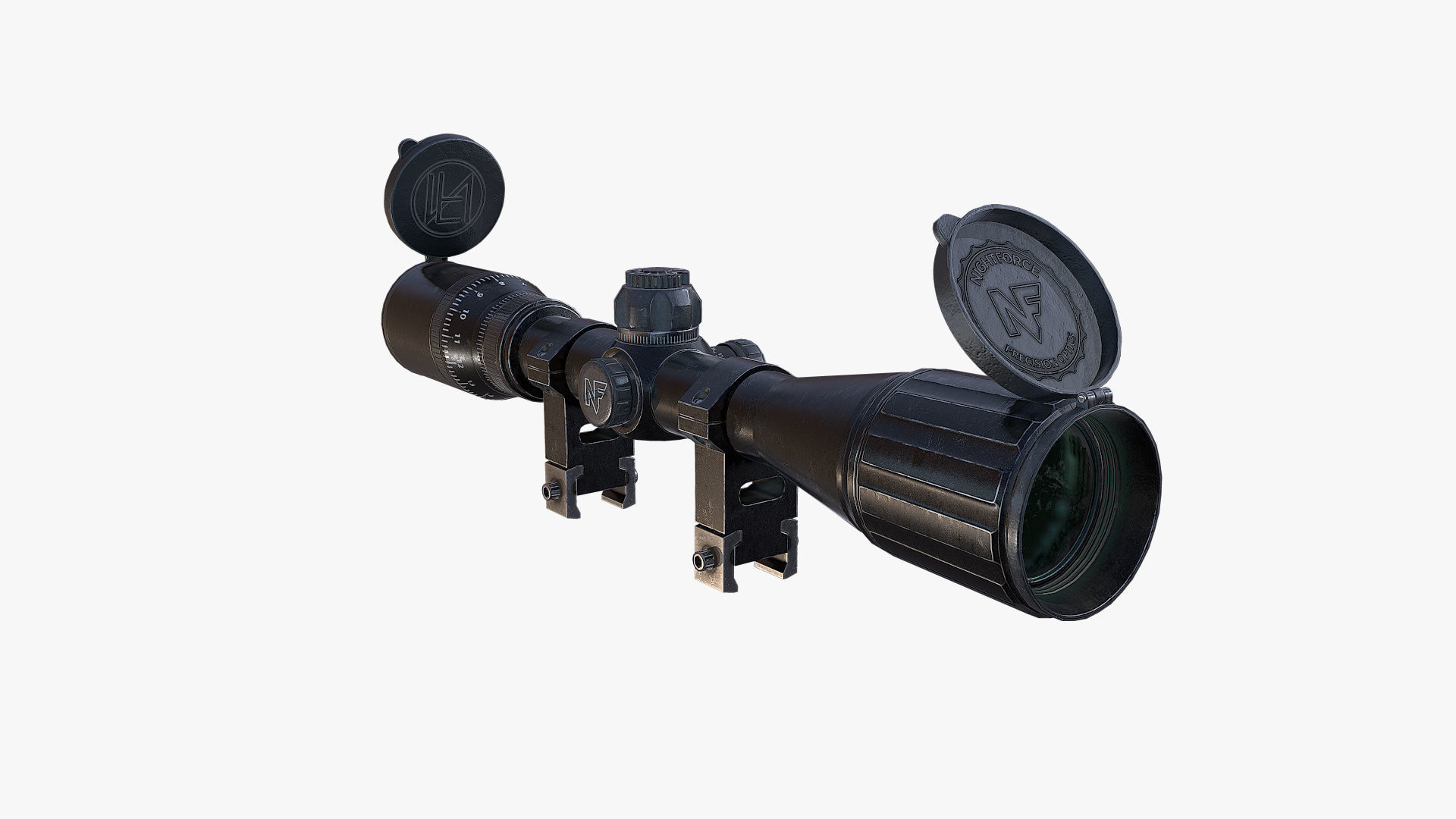  Nightforce Scopes Low-poly 3D model_3