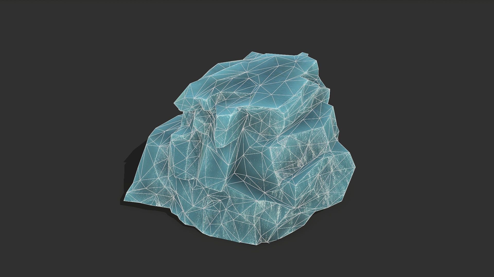 ice rocks 14 Low-poly 3D model_11
