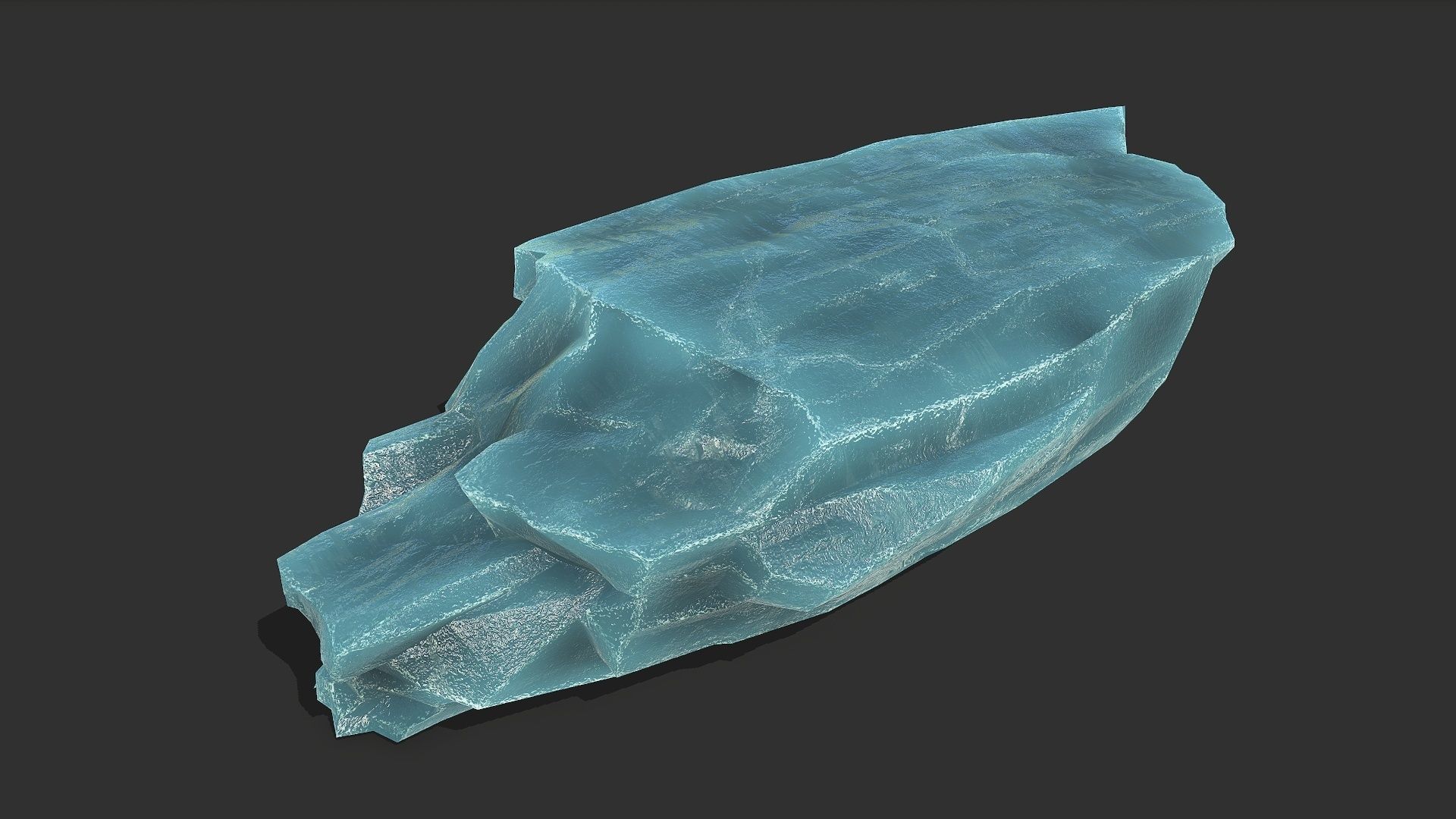 ice rocks 14 Low-poly 3D model_14