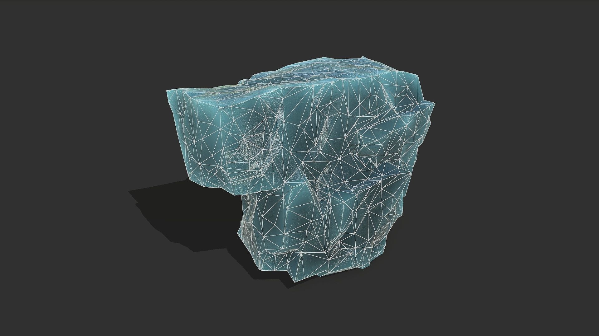 ice rocks 14 Low-poly 3D model_21