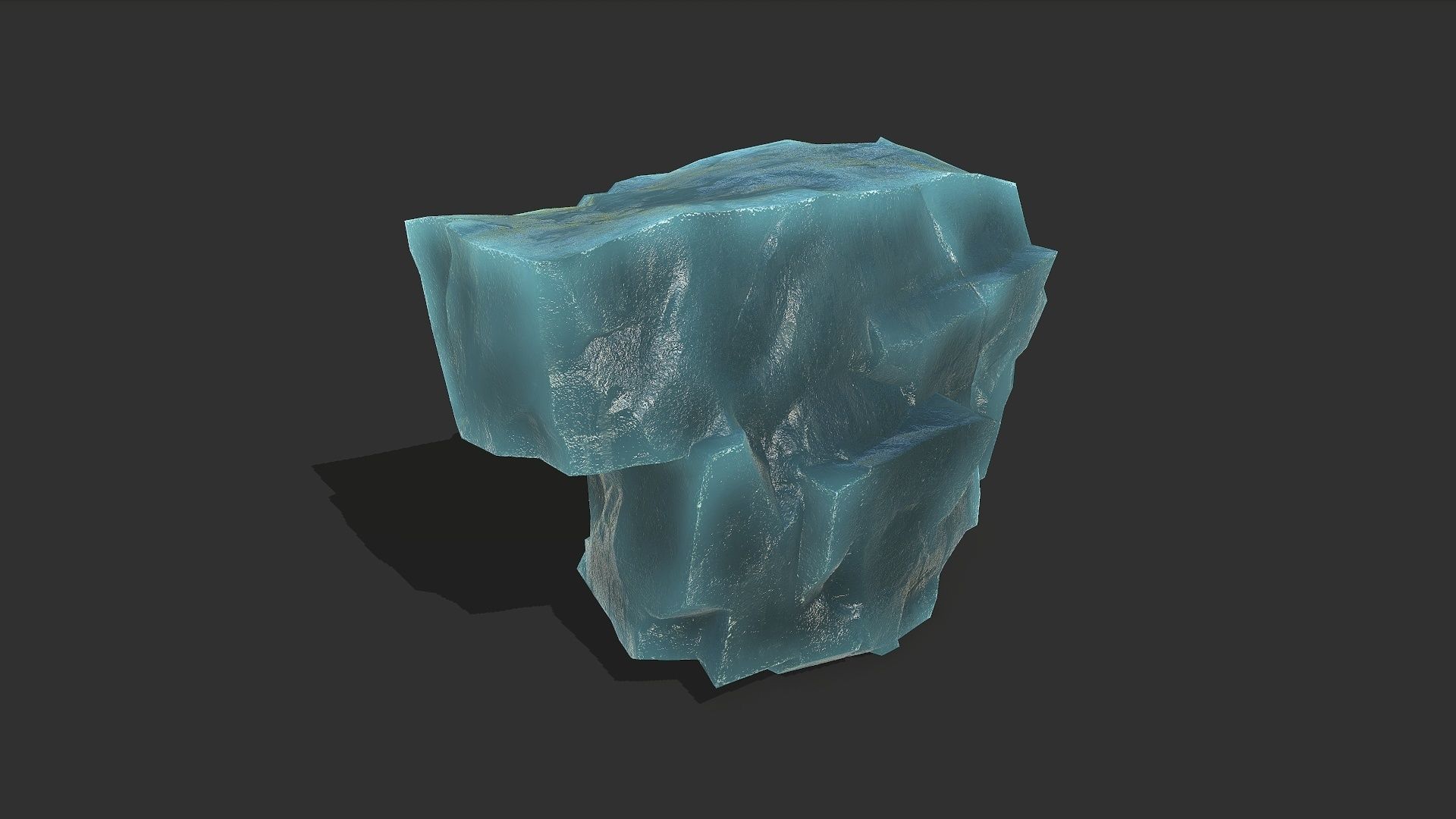 ice rocks 14 Low-poly 3D model_20