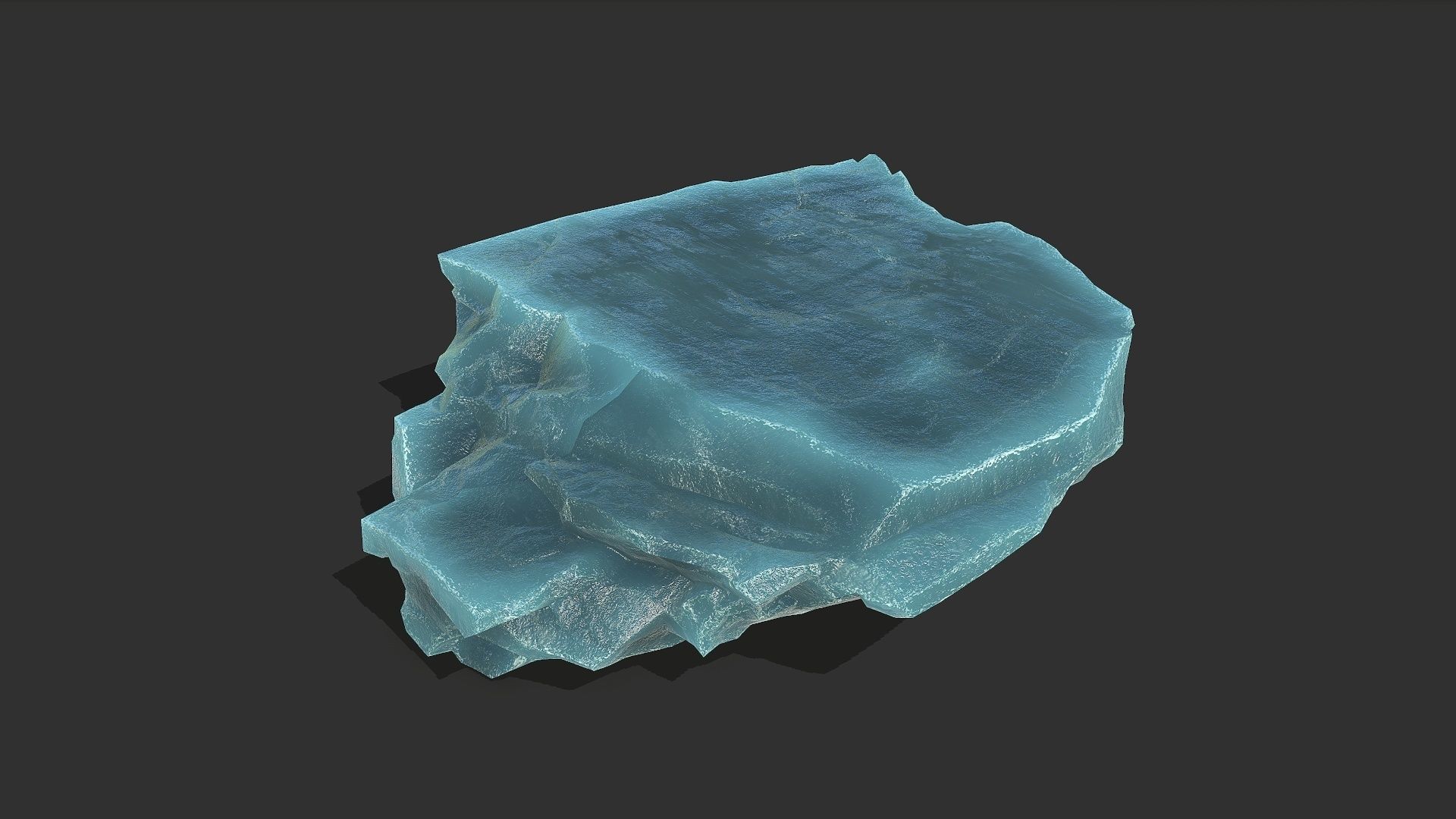 ice rocks 14 Low-poly 3D model_18
