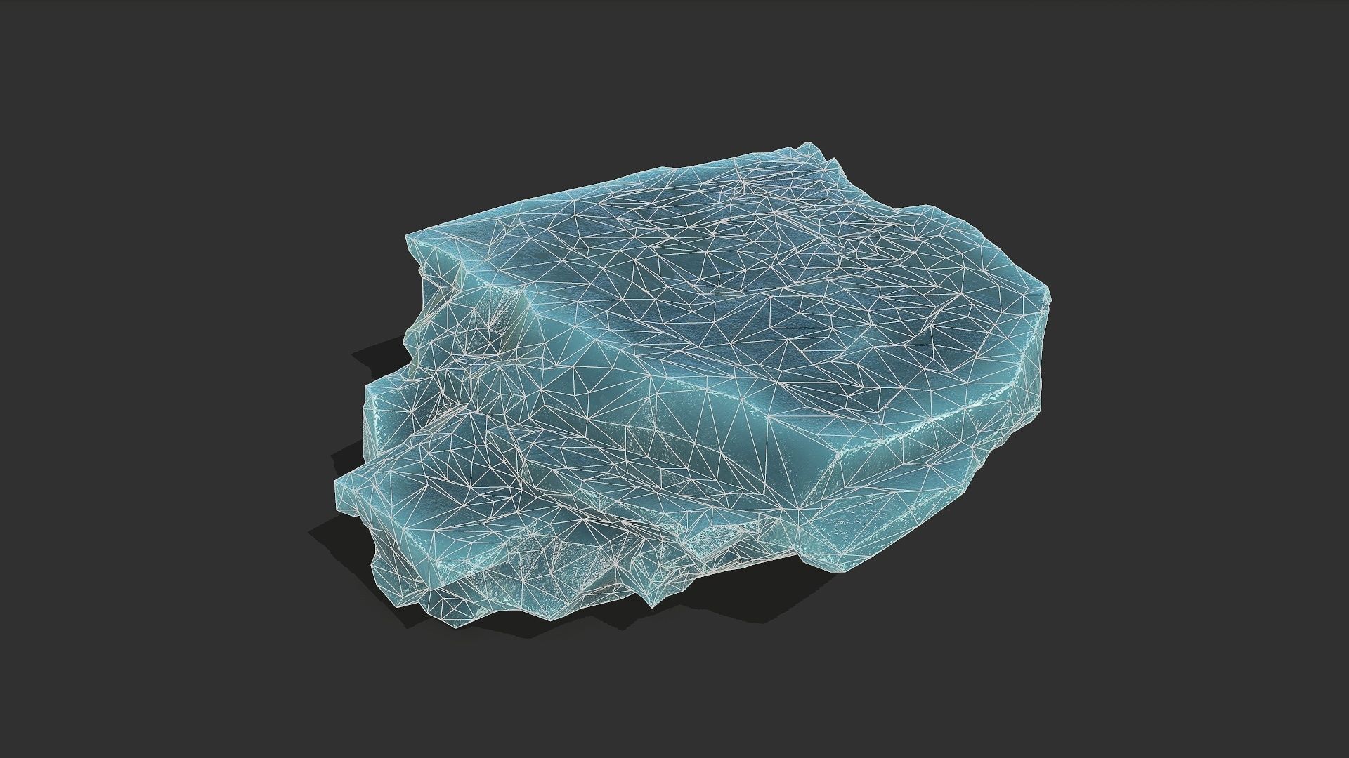 ice rocks 14 Low-poly 3D model_19