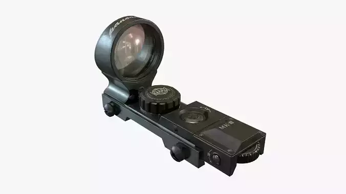 Optical Scope Panorama mk3 Low-poly 3D model