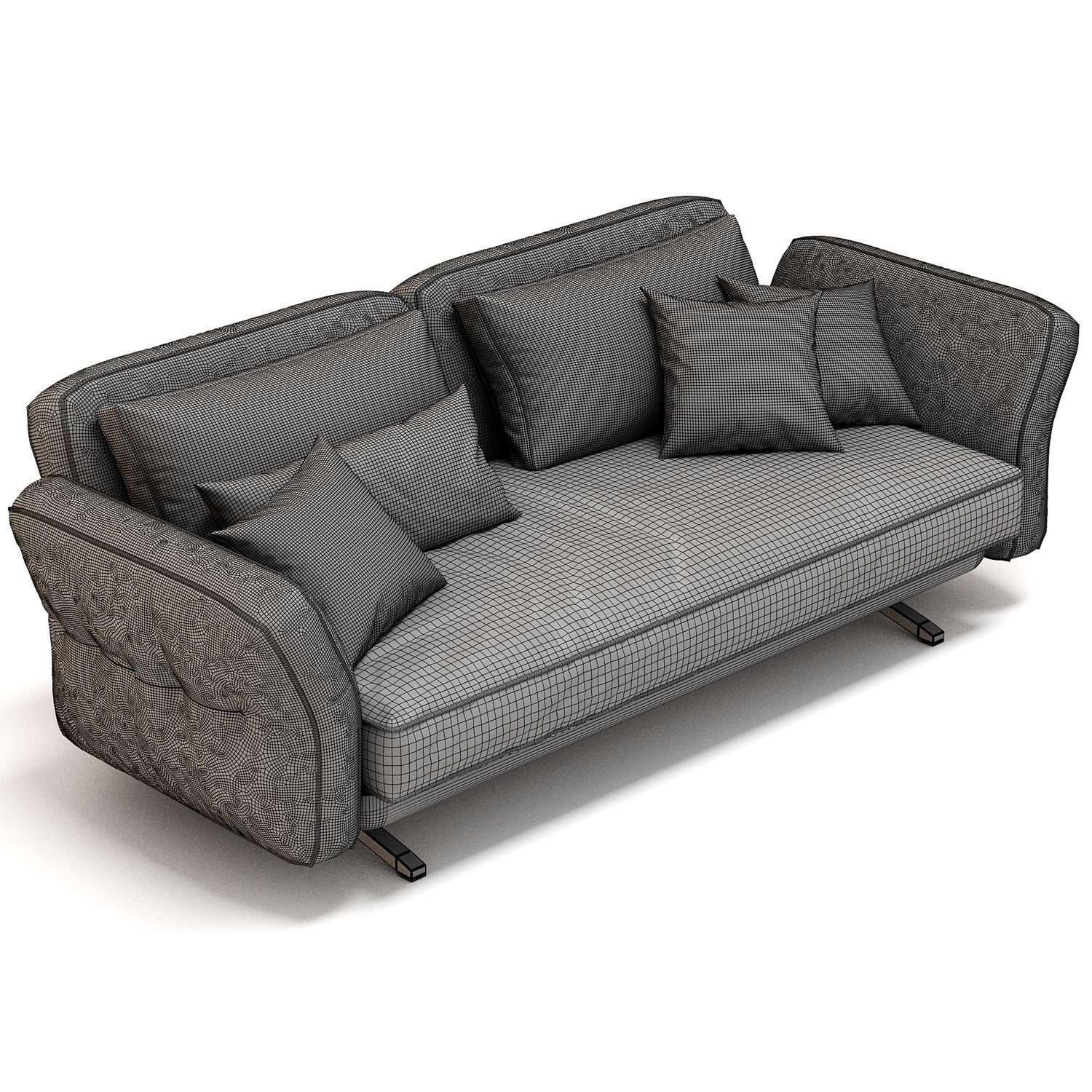 COSY 2 Seater Sofa By Art Nova 3D model_3
