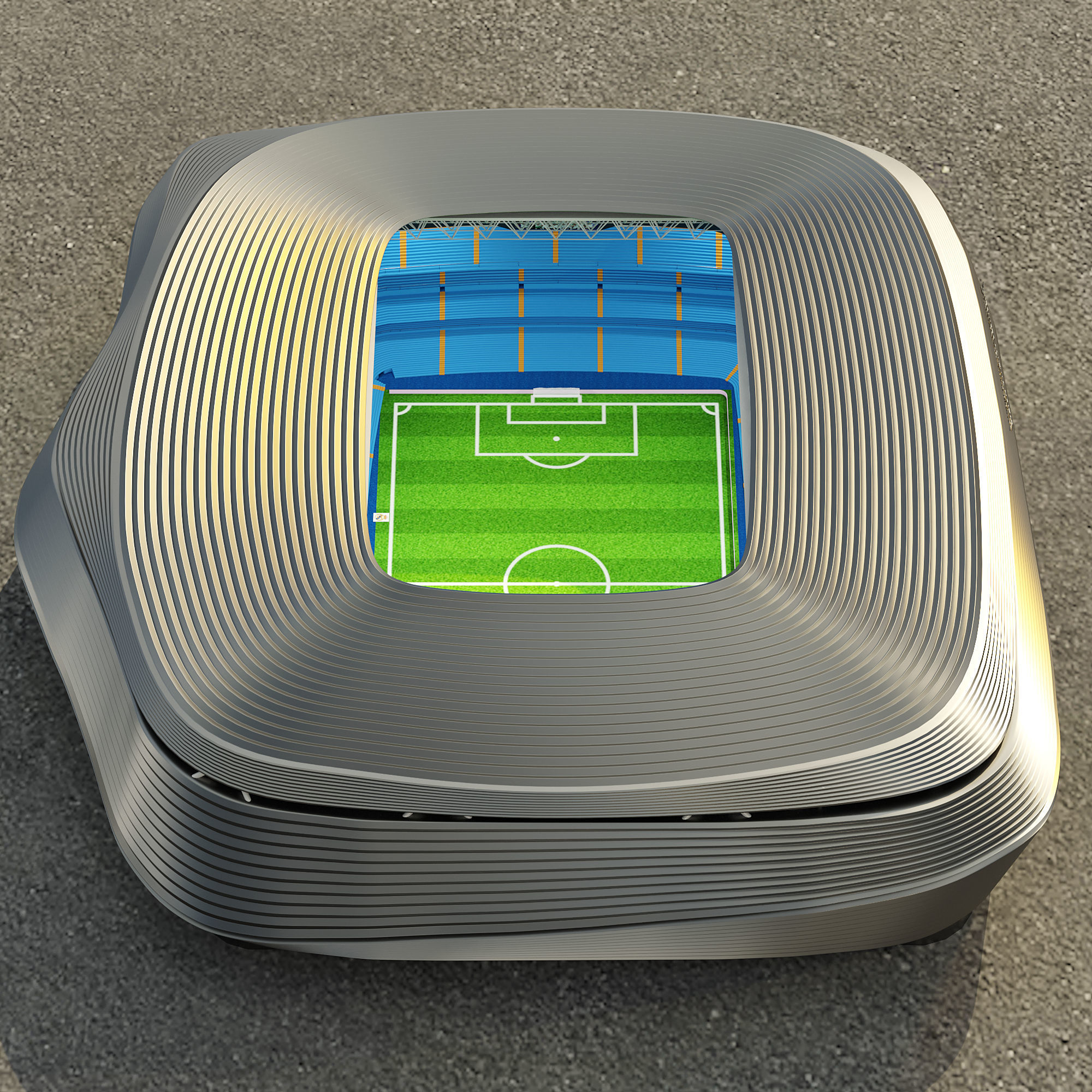 Stadium Santiago Bernabeu 3D model CGTrader