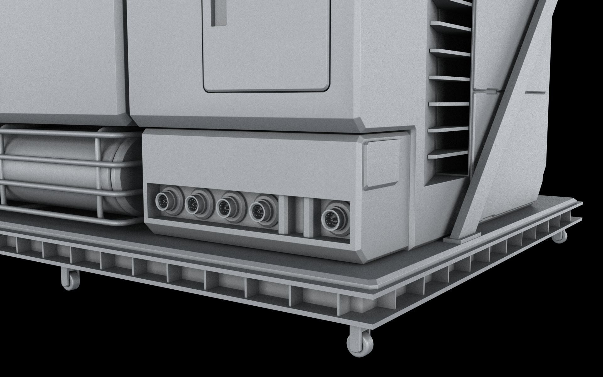 Sci-Fi Generator 3D model_9