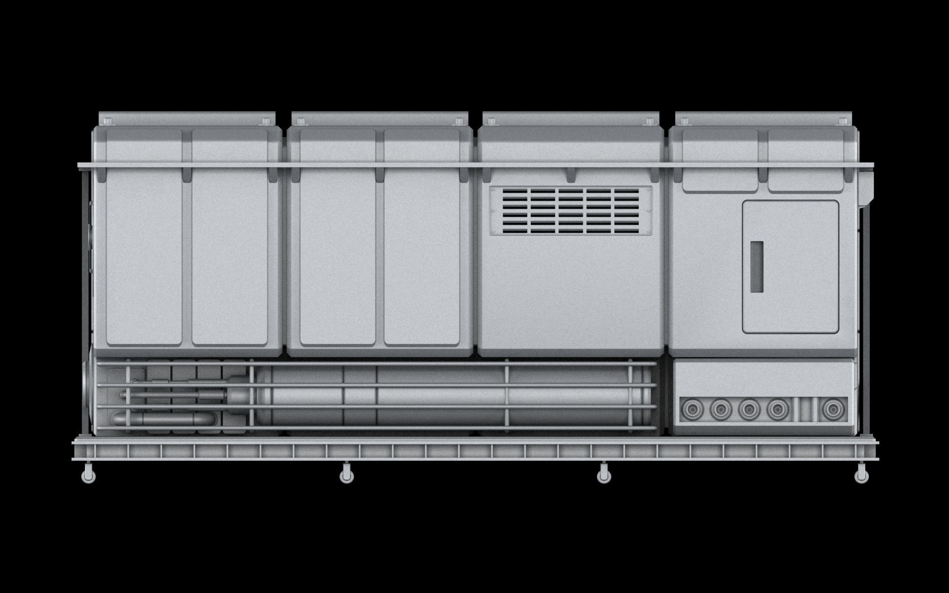 Sci-Fi Generator 3D model_2