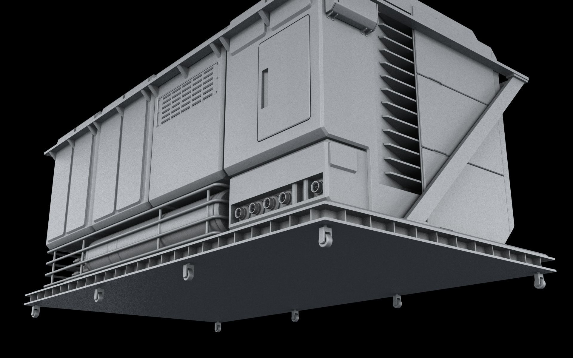 Sci-Fi Generator 3D model_14