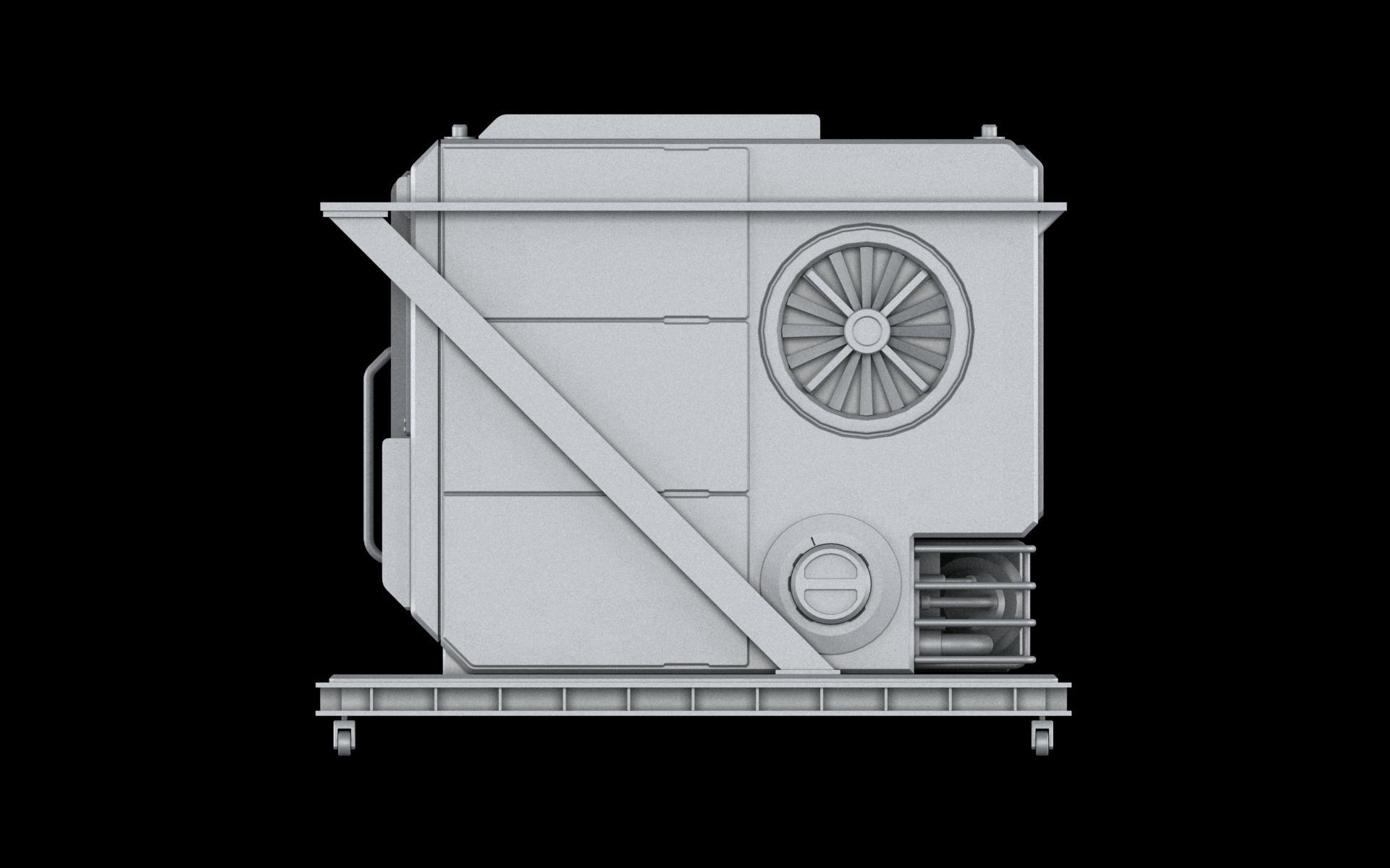 Sci-Fi Generator 3D model_4