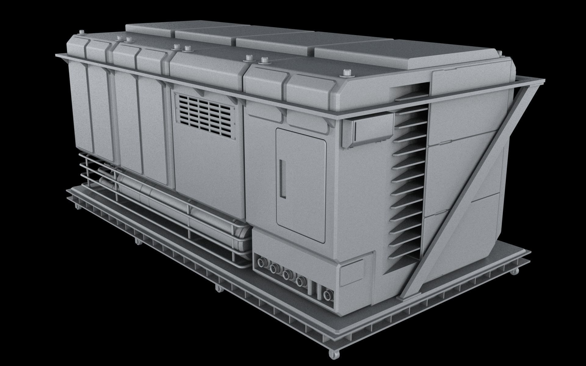 Sci-Fi Generator 3D model_8