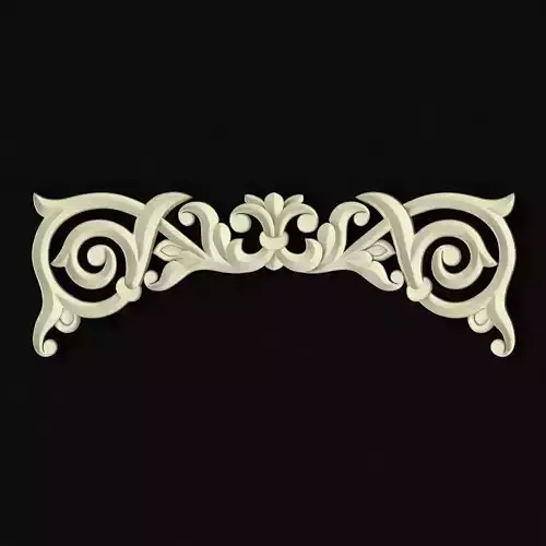 Central decor ornament for furniture