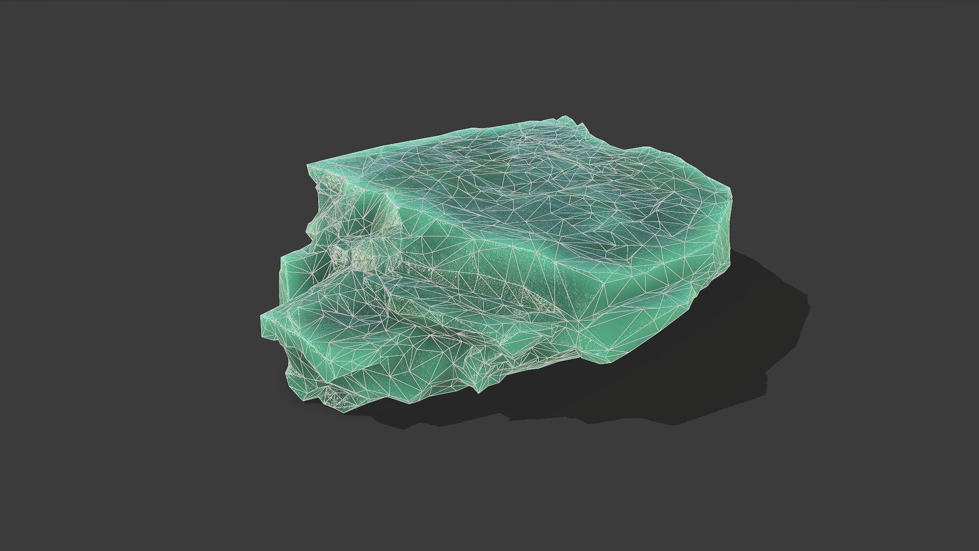 ice rocks 15 Low-poly 3D model_19