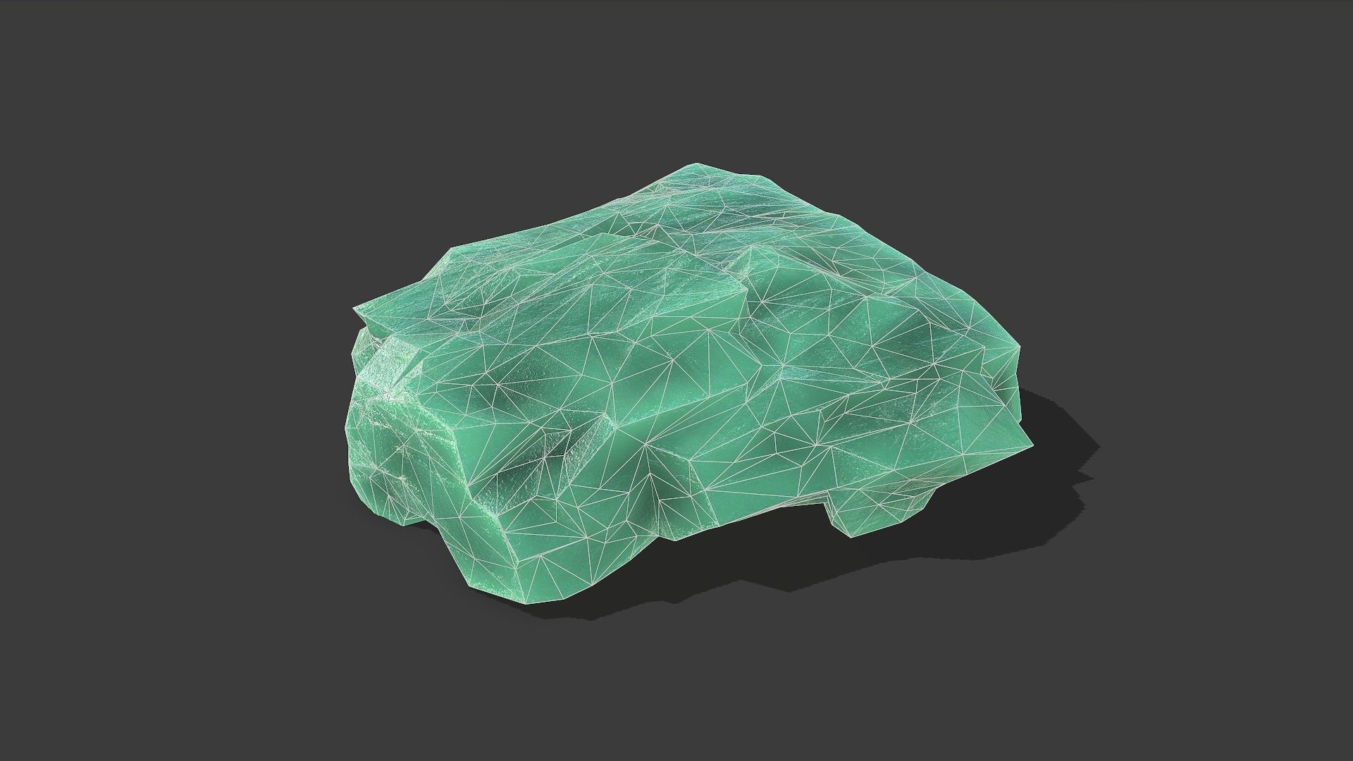 ice rocks 15 Low-poly 3D model_7