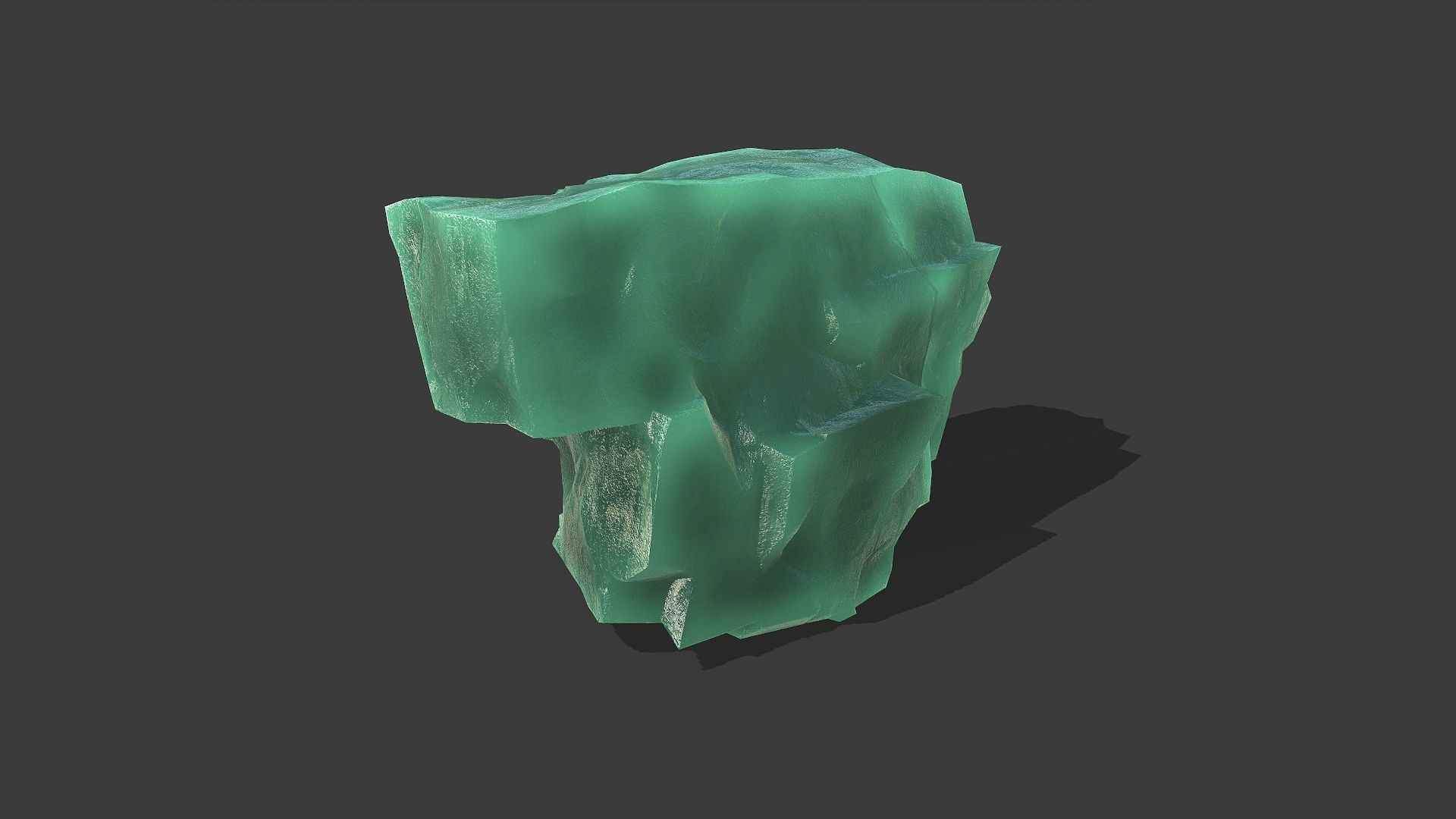 ice rocks 15 Low-poly 3D model_20