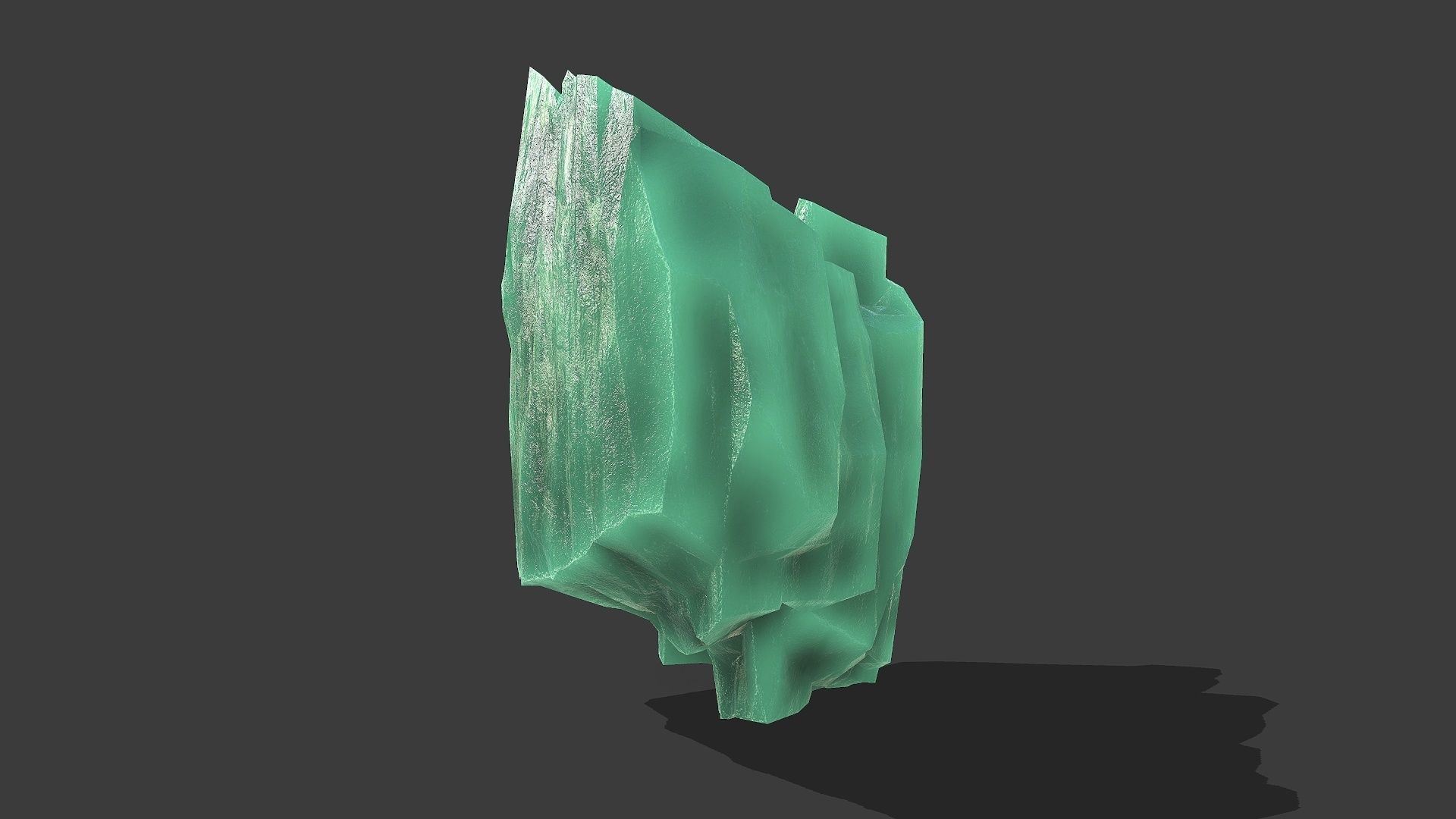 ice rocks 15 Low-poly 3D model_12