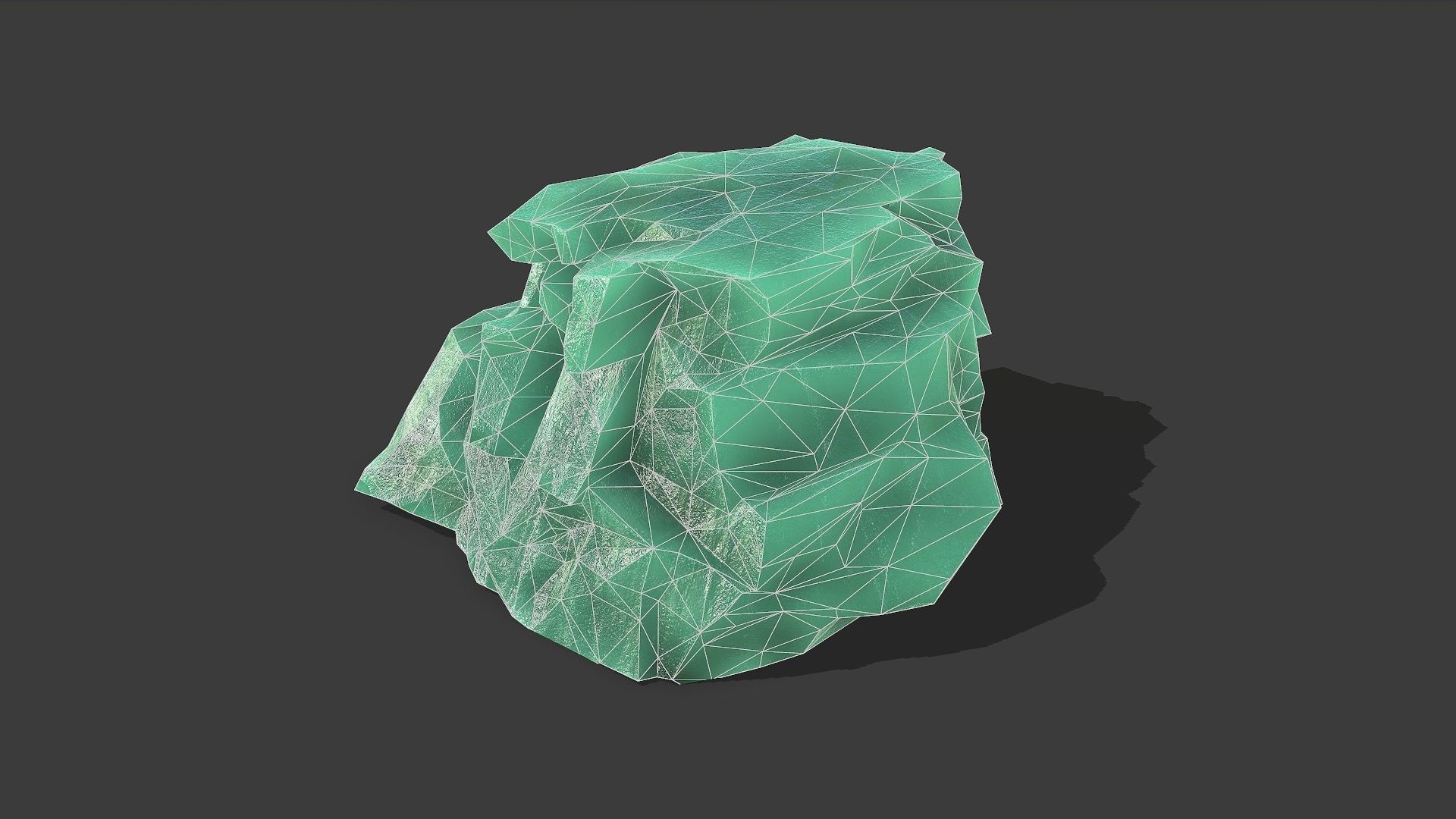 ice rocks 15 Low-poly 3D model_11