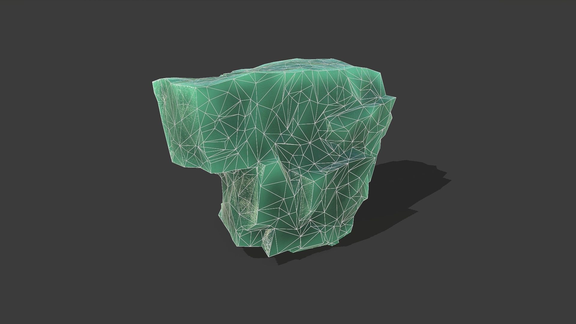 ice rocks 15 Low-poly 3D model_21