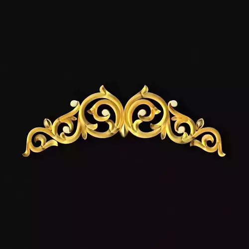 Central decor ornament for furniture