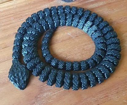 Articulated Rattlesnake 3D print model_5