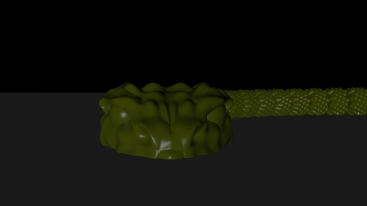 Articulated Rattlesnake 3D print model_9