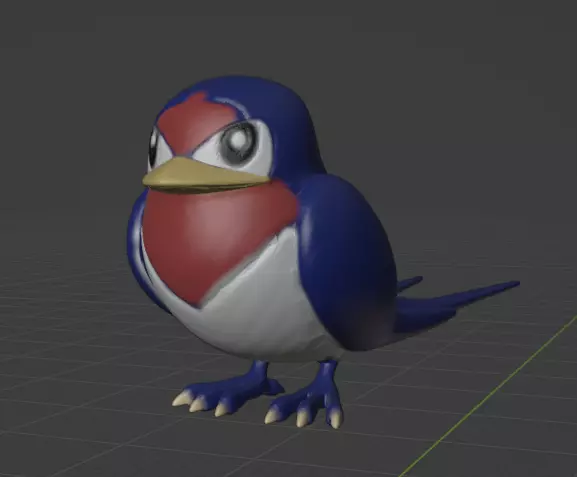 Taillow 3D print model_0