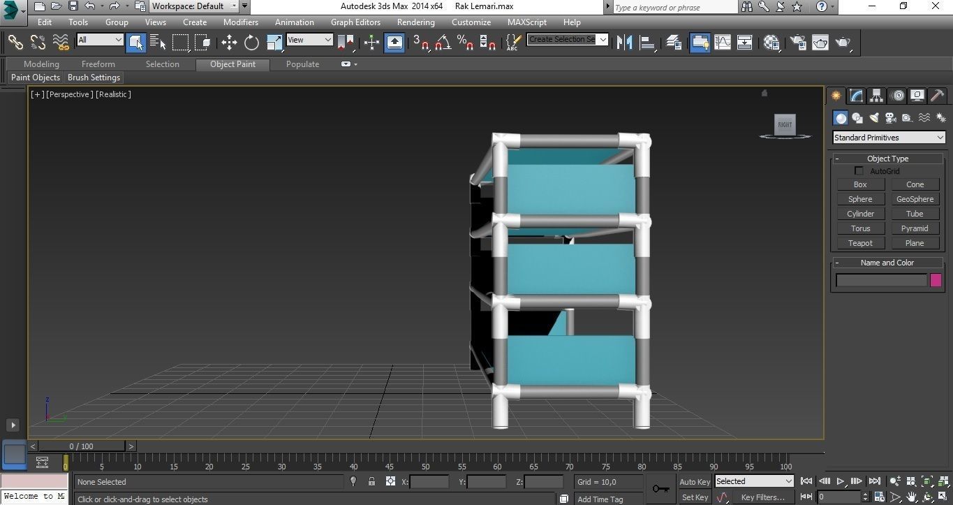 shoe rack 3D print model_1