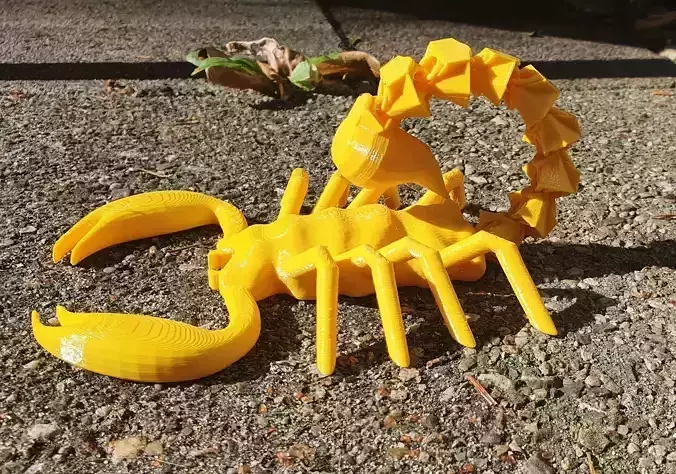 Articulated Scorpion 3D print model