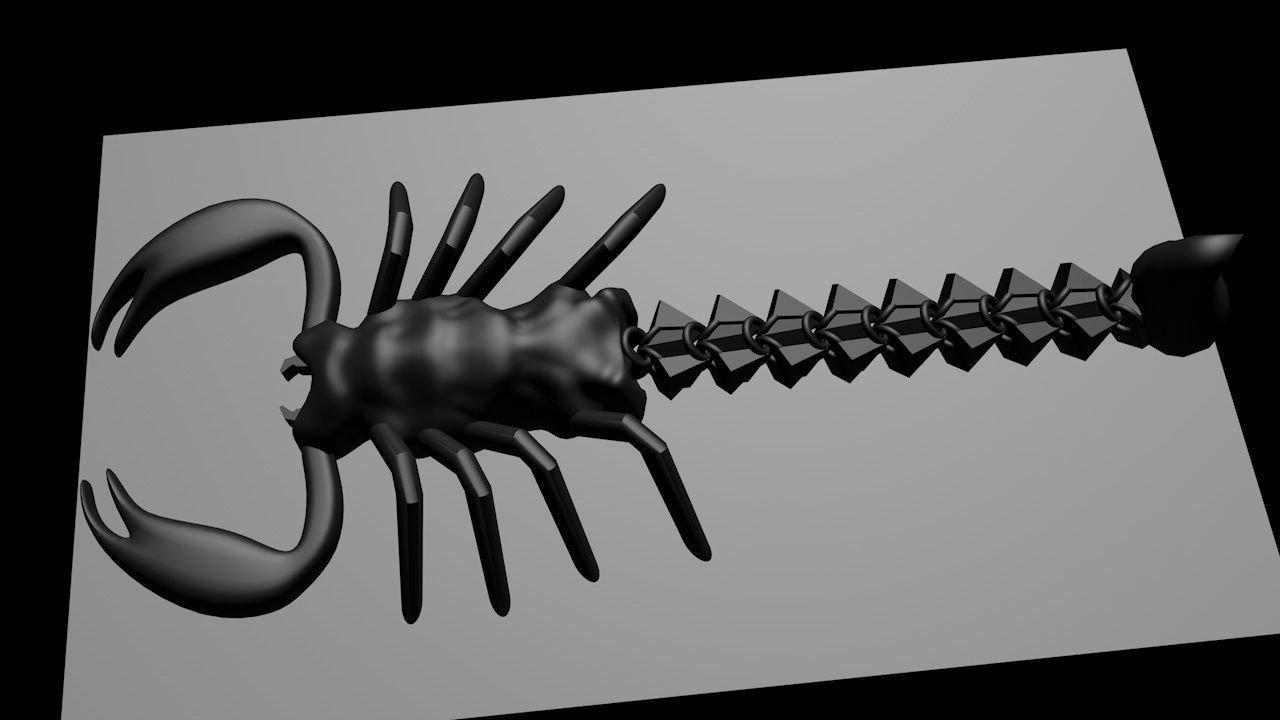 Articulated Scorpion 3D print model_1