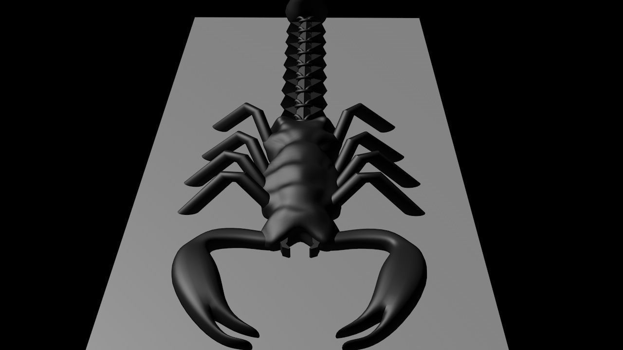 Articulated Scorpion 3D print model_3