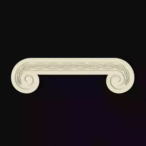 Central decor ornament for furniture Free 3D model